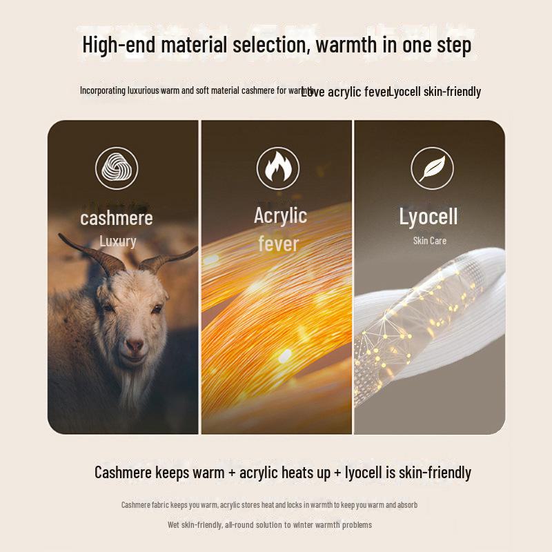 Women's Slim Fit Autumn Cashmere Turtleneck: Long-Sleeve Thermal Top, Ideal As Outerwear