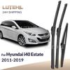 For Hyundai I40 Estate 2011- 2012 2013 2014 Wiper Front & Rear Wiper Blades Windshield Windscreen Window Brushes 26"+16"+14"