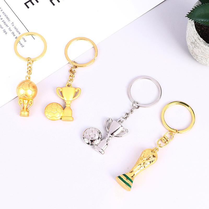 Buy Keyring Qatar Fifa Soccer Trophy Football Champion Keychain Trophy