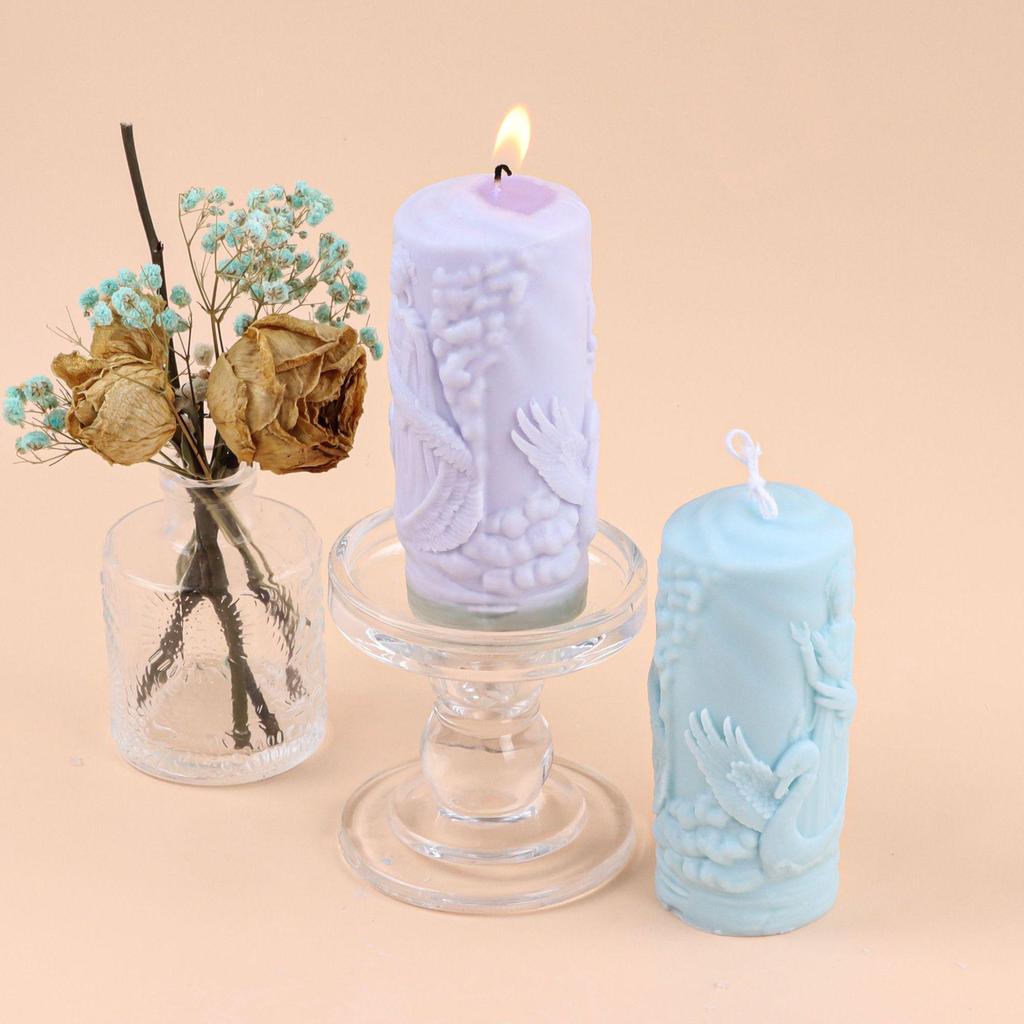 Cross-Border Aromatherapy Candle Mold - DIY Goddess Column Silicone Design