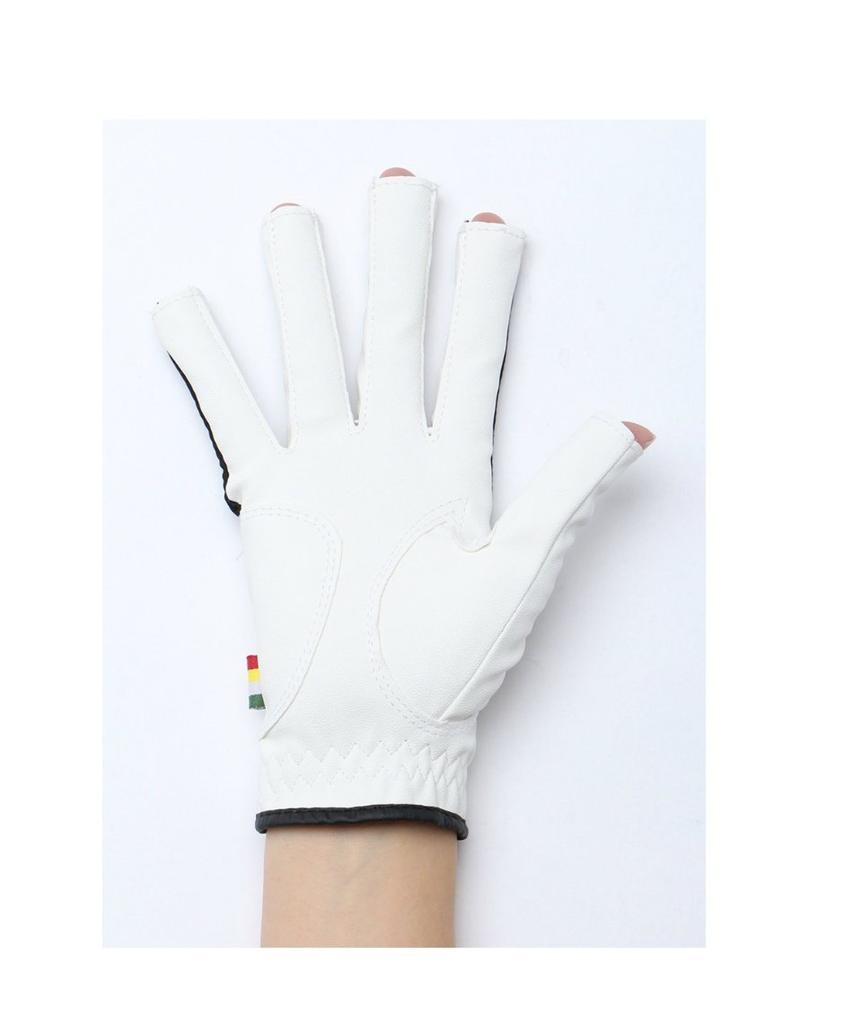 Golf Glove for Right Nail [Arnold Palmer] Women, Hand, Polish, APG-03HR WH/NV