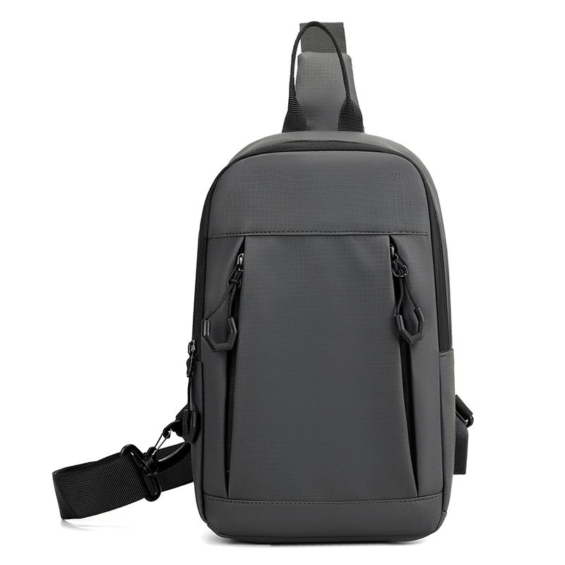 Simple and casual men's shoulder bag, trendy single-shoulder crossbody bag, student travel bag, lightweight diagal backpack, m
