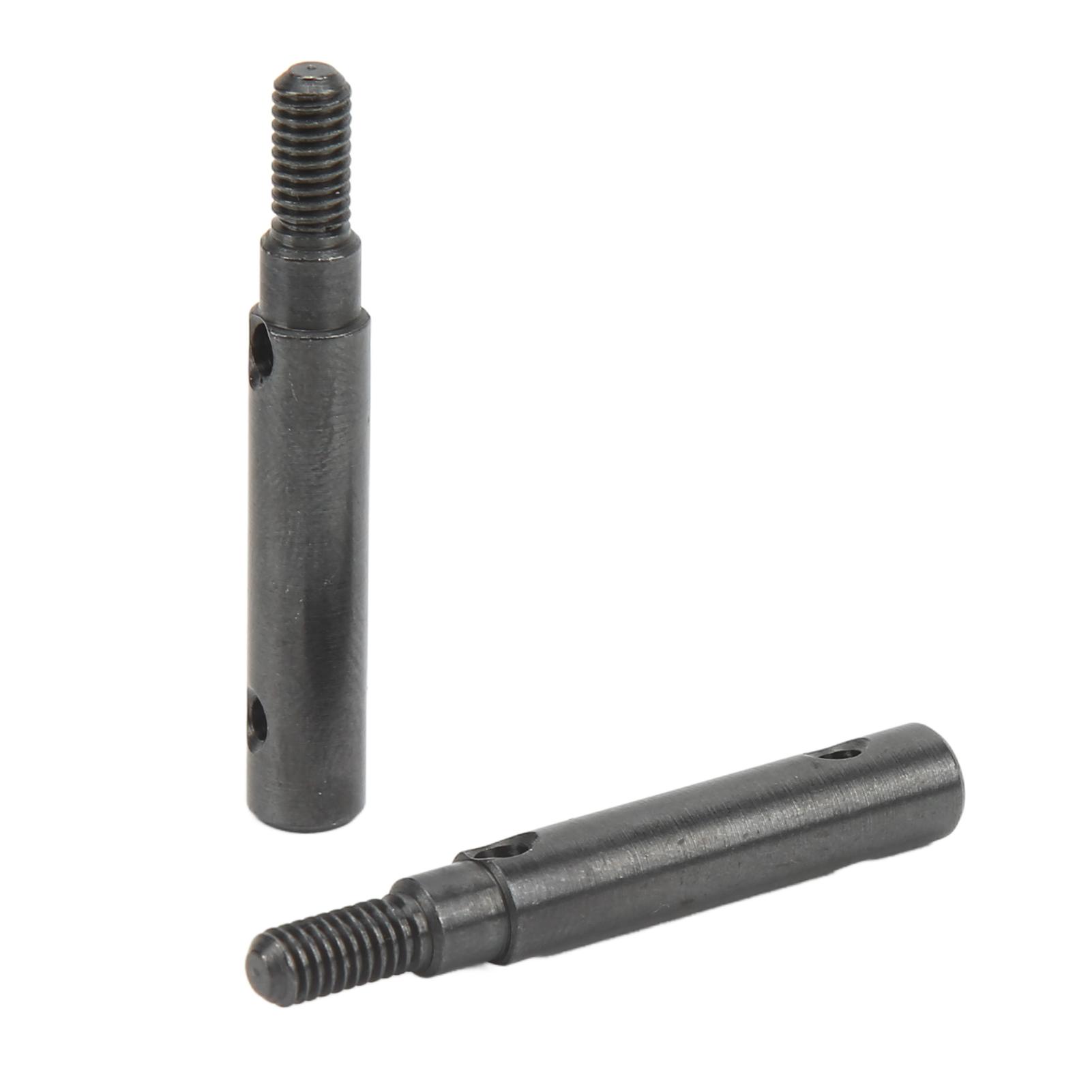 

2Pcs Drive Short Shaft Black Wear Resistant Steel Drive Stub Axles Remote Control Car Accessory for