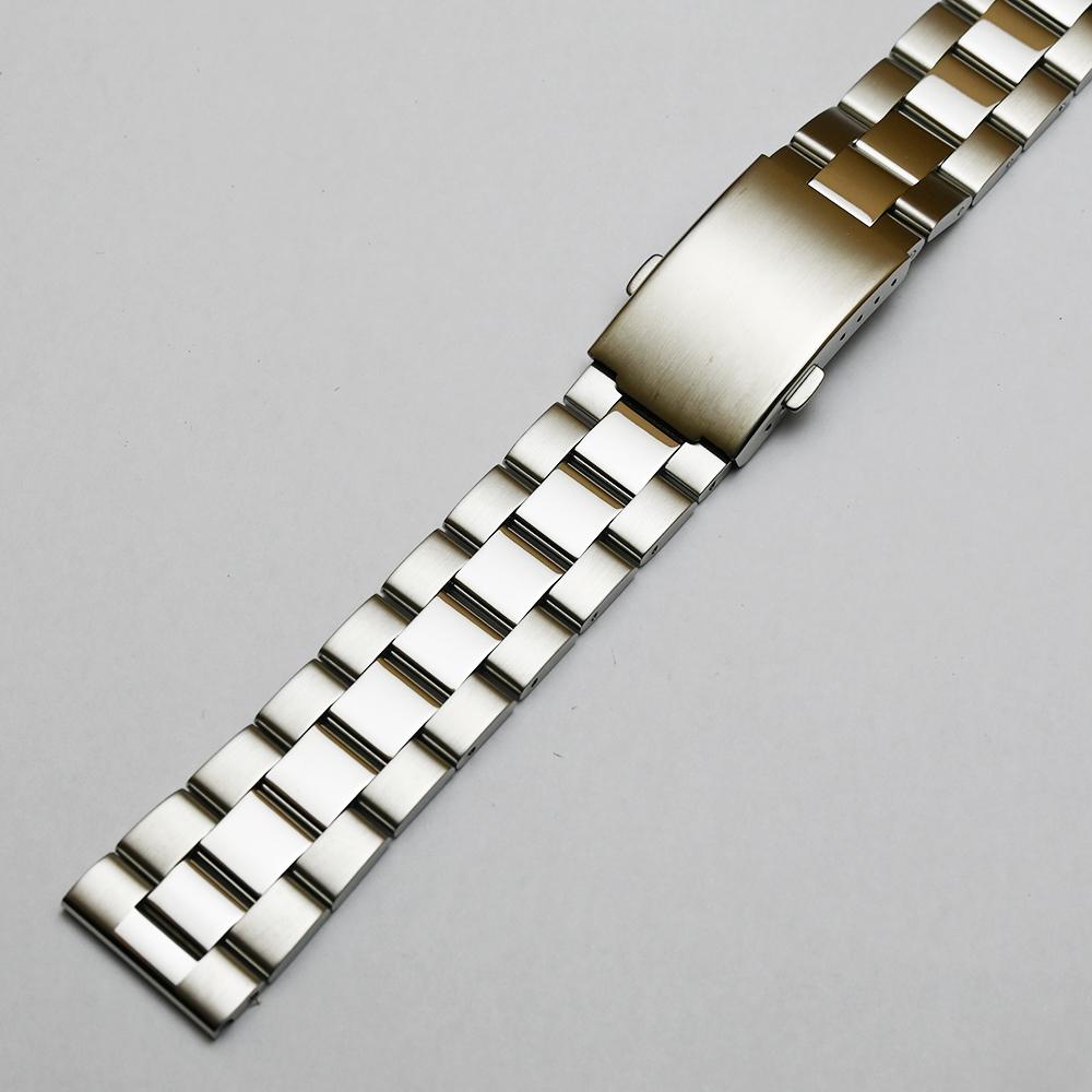 18mm 20mm 22mm 24mm Solidna Stal Nierdzewna Pasek do Zegarka Pasek Metalowy Mężczyźni Kobiety Uniwersalny Metalowa Opaska do Zegarka Bransoleta Klamra Motylkowa