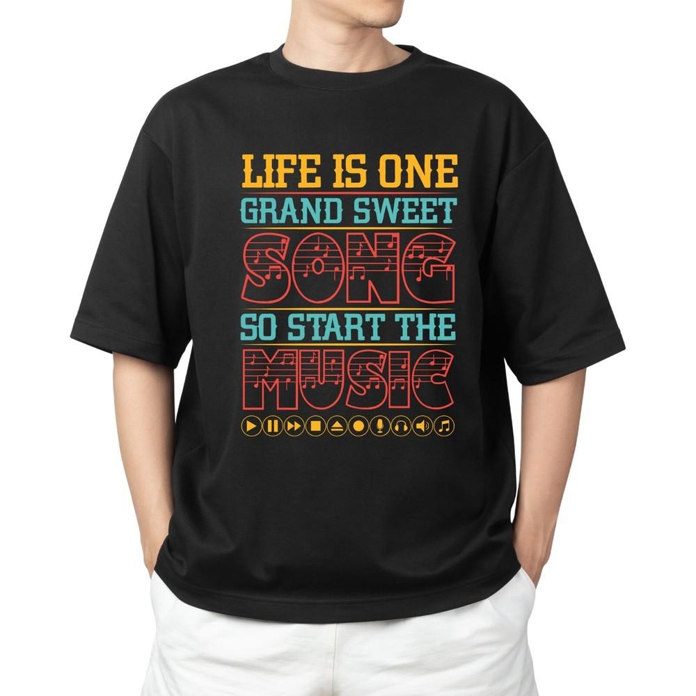 

Life s Grand Symphony T-shirt Men s Women s Tops Tees | Music Lover Gift Tee | Inspirational Christmas 4XL