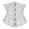 Women Sheer Mesh Patterned Short Waist Cincher Tummy Control Body Shaper