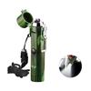 Multifunctional Outdoor Pulse Igniter, Waterproof, Windproof, With Compass And Flashlight