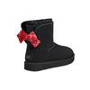 UGG Mini Bailey Bow Plaid Ribbon 'Black Red' Women's 1119115-BLK