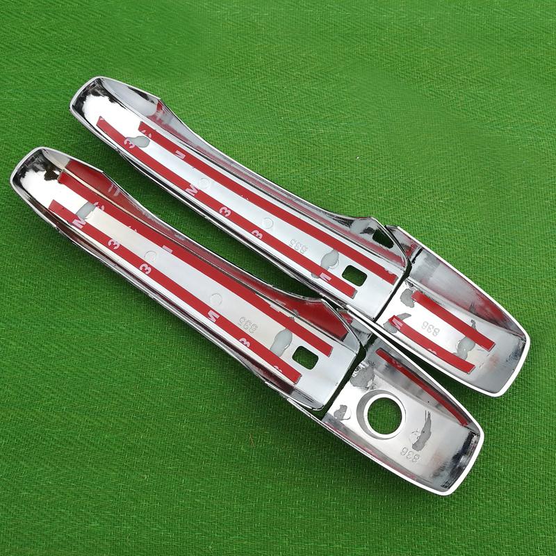 for JEEP Compass 2007-2016 Chrome Handle Cover Trim Set 2008 2009 2010 2011 2012 2013 2014 2015 Car Accessories Car Styling