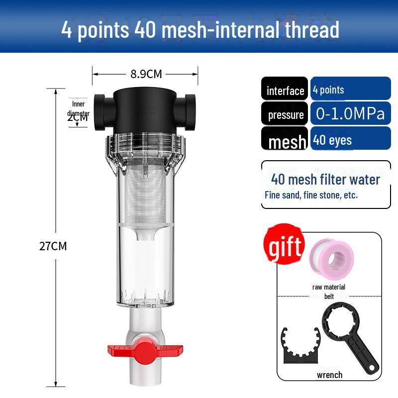 Large Capacity Fish Tank Pre-Filter and Waste Separator Pipeline