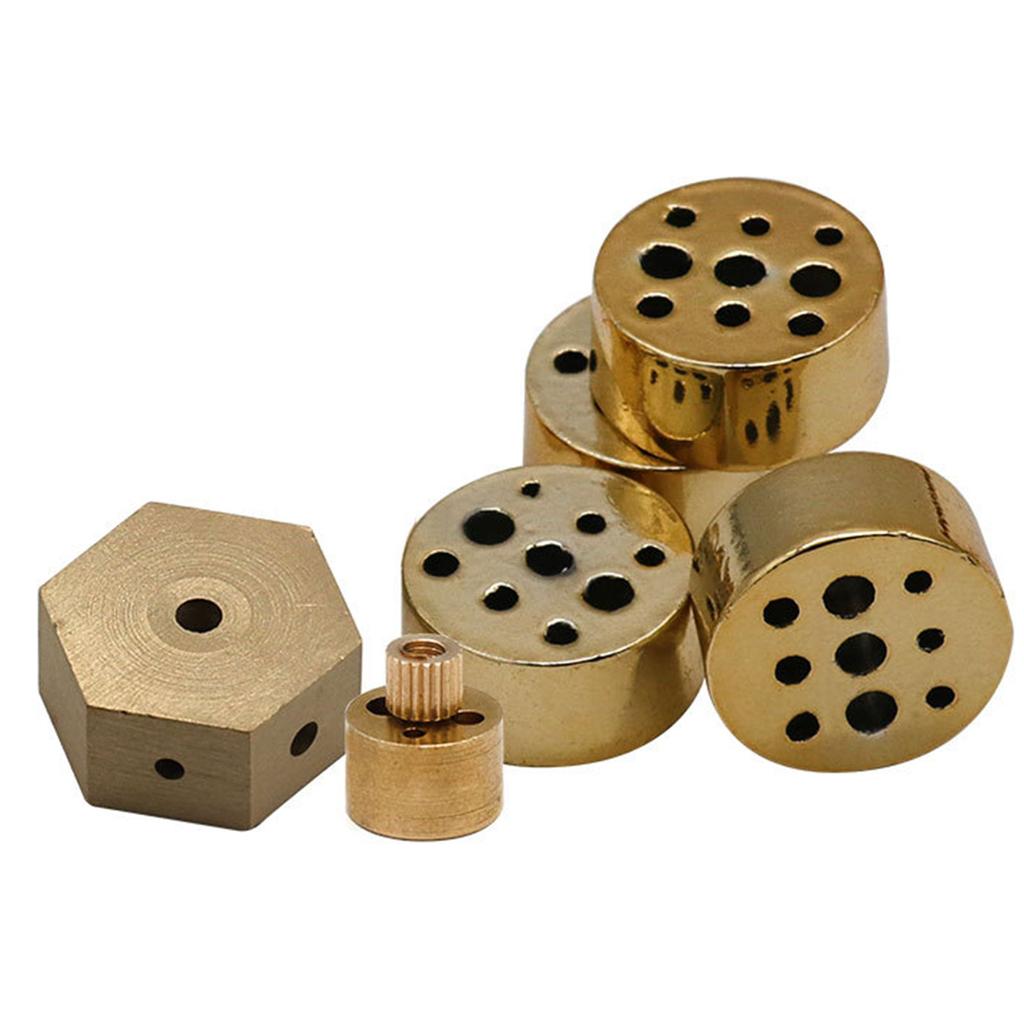 Brass Incenses Burners 9 Hole Incenses Holder Multipurposes Incenses Stick for Yoga Meditations Home Decorations Buddhist