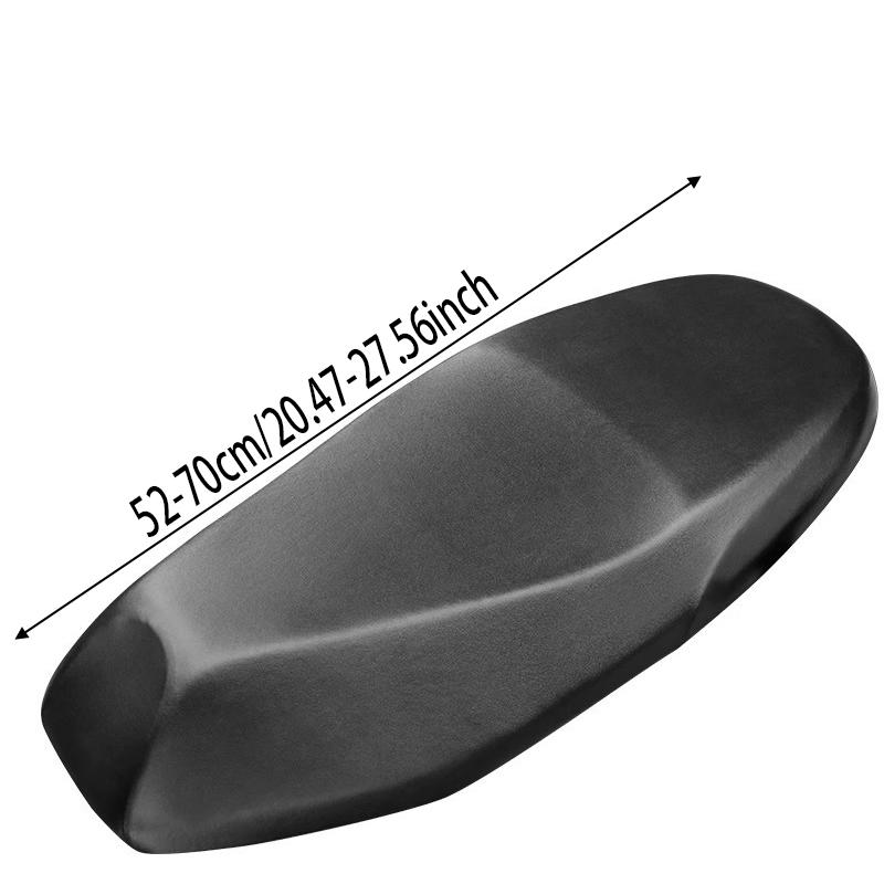 Universal Black Motorcycle Seat Cushion Cover Sun Resistant Waterproof All Season Universal Seat Cover