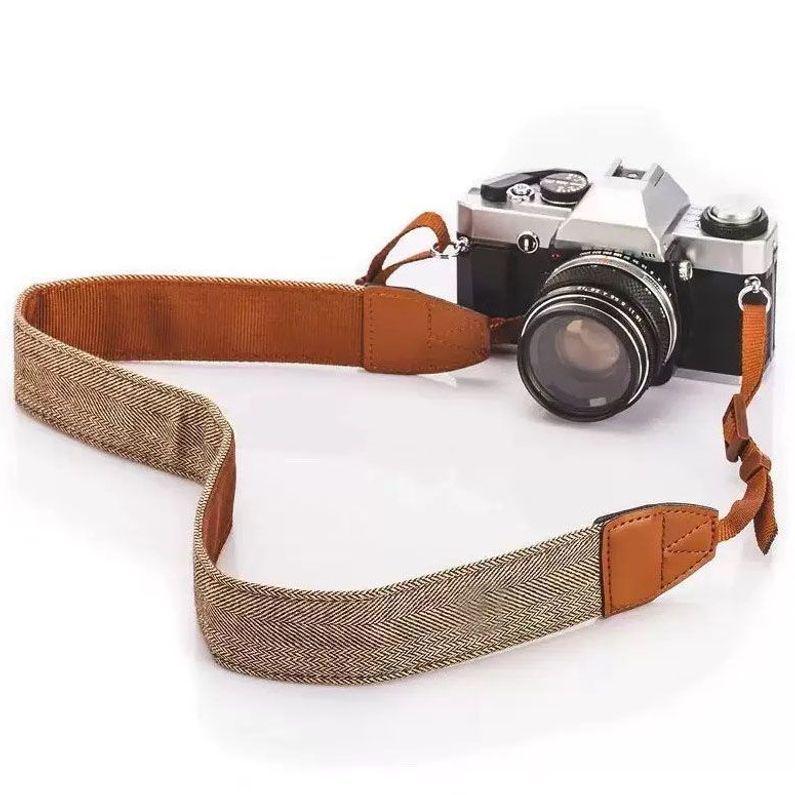 Retro Decompression Cotton Shoulder Strap for DSLR and Mirrorless Cameras