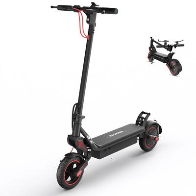 Electric Scooter Foldable iScooter 9.3" 500W Motor Top Speed 40Km/h 10.4AH Max Range 40Km Load 120Kg Black W8