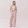 Huit Melange Velvet Wide Fit Banding Pants Htwpn5l05t