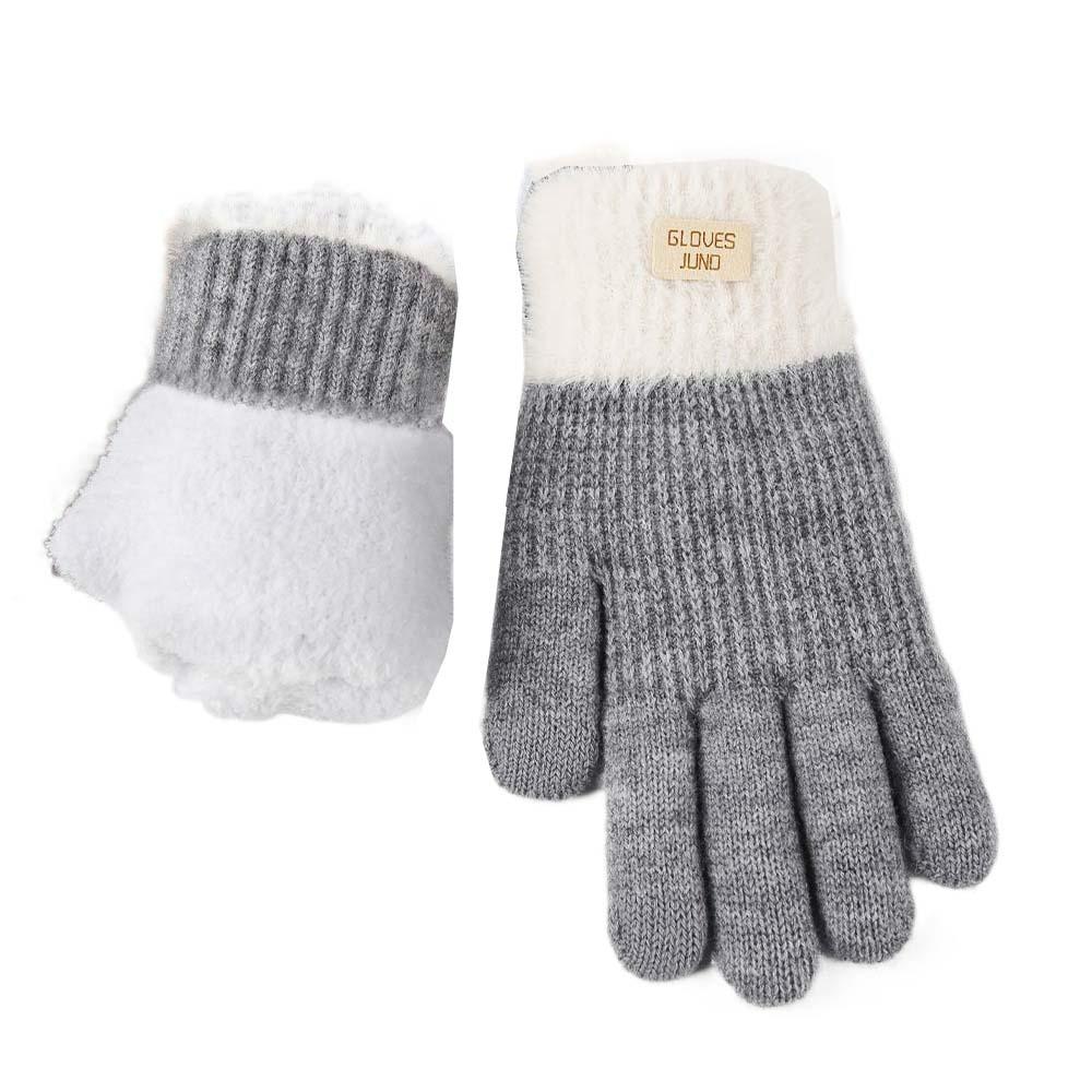 Windproof Knitted Gloves  Anti-cold Mittens Cute Winter Gloves  Outdoor
