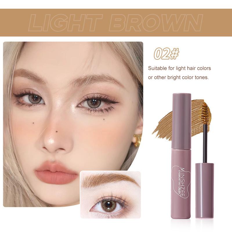 4 Colors Eyebrow Tint Waterproof Long Lasting Coffee Brown Color Eyebrow Gel Paint Eyebrow Tint Makeup Tool Brow Enhancer Cream