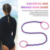 Sports Hair Tie No Damage Long Curly Thin Hair Elastic Ponytail Holder Braided Hair Tie Scrunchies Band Wrap Rope Women Hair Accessories