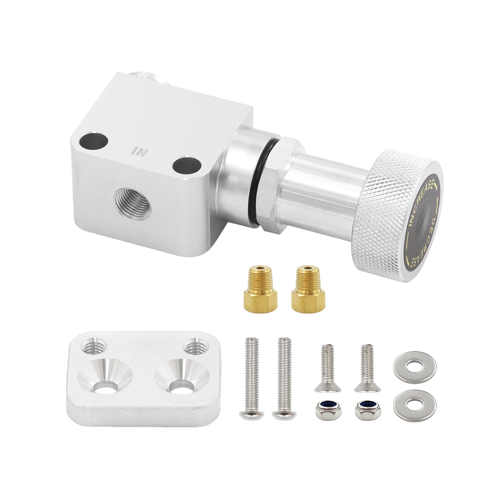 

260 8419 Adjustable Proportioning Valve Knob Pressure Adjustments Range from 100 1000 PSI серебряный