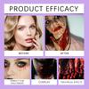 EELHOPE Vampire Cosmetic Set &Bruise Special Effects Makeup Kit & Fake Blood For Halloween Festival And Masquerade Party Looks