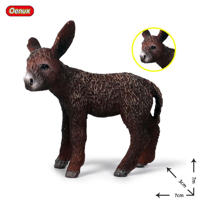Oenux Simulation Wild Animals Toy Desert Camel Donkey Alpaca Antelope Elk Deer Model Action Figures PVC Decoration Kids Gift