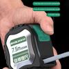 Self Locking Tape Measure 3/5/7.5m Portable Steel Tape Measure Impact Resistant Measuring Ruler Construction Measuring Tools