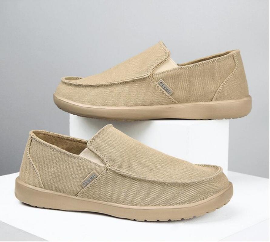 Men Vulcanized Shoes 2024 Autumn New Men Shoes Breathable Walking Canvas Shoes Breathable Loafer Sneakers Men