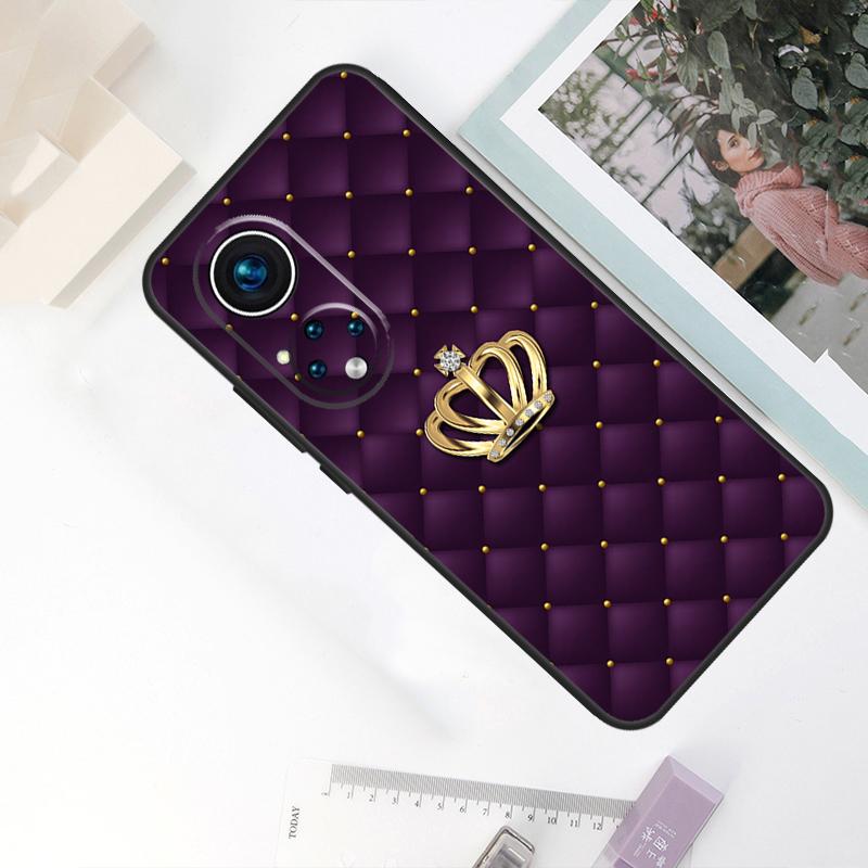 Quilted Texture Sofa Pattern Crown Case For Honor Magic 7 Pro 5 6 Lite Cover For Honor 200 400 50 70 90 X9 X8a X8b X9a X9b X9c