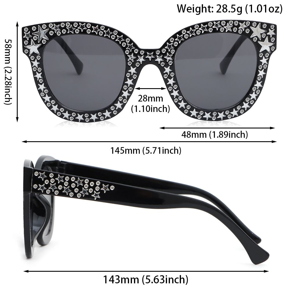 Occhiali da Sole da Donna con Montatura in Strass Diamante Protezione UV Occhiali da Sole Oversize Occhiali da Sole Quadrati da Donna