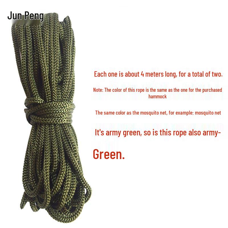 Ultralight Parachute Fabric Hammock with Mosquito Net