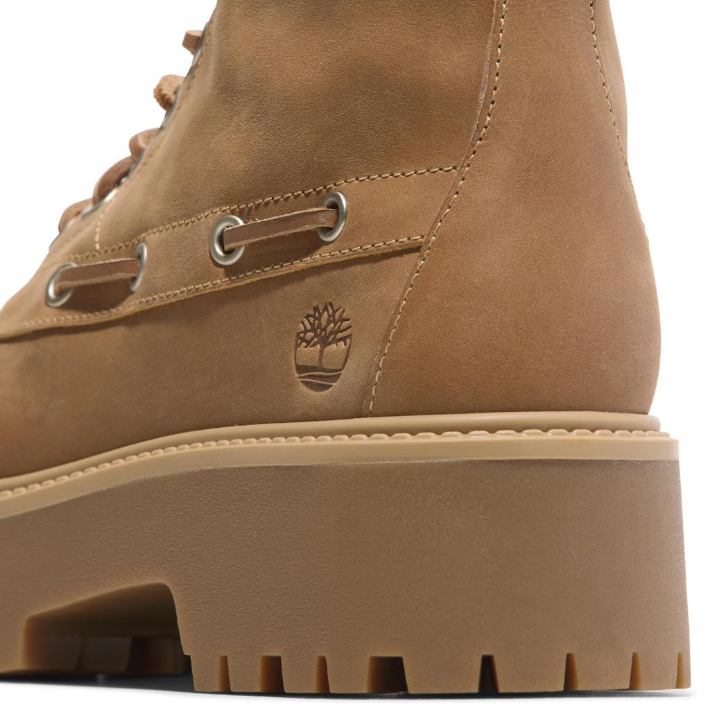 Timberland STONE STREET MID Platform Size Boots, Women's, Sole, White, 24.5 cm, A27YZ-EN1