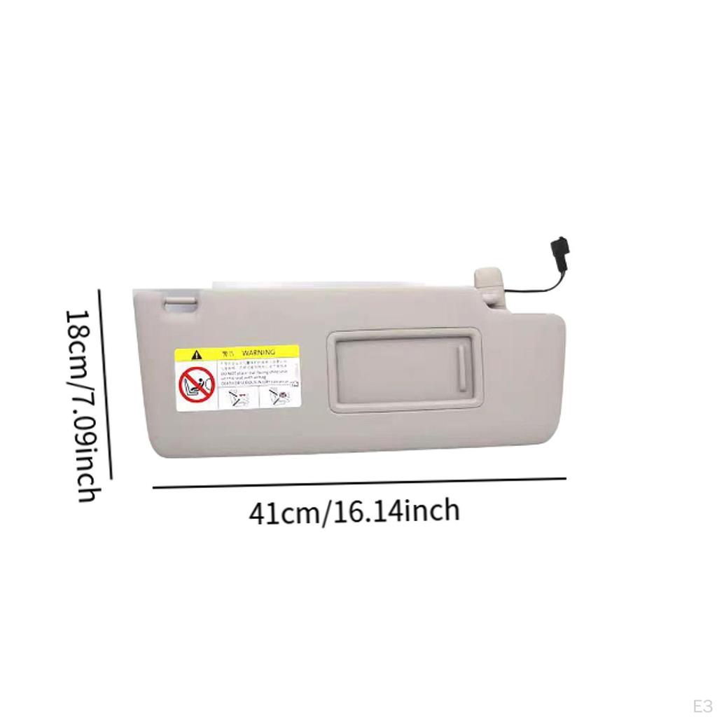 Pala de Sol Interna para Carro com Espelho para E-golf Acessório de Substituição Direta