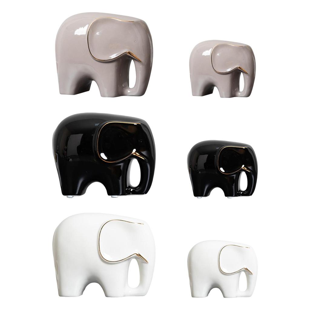 Modern Ceramic Statue Furnishing Animal Ornament for Home Living