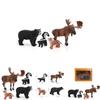 Childrens Animal Handcraft Figurines Pvc Wildlife Desktop Models For Classroom And Play