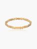 Cerofar Gold Leather Ring