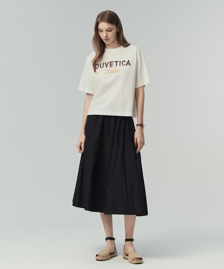 DUVETICA Prati (Light Ivory) (Women'S Short Sleeve T-Shirt)