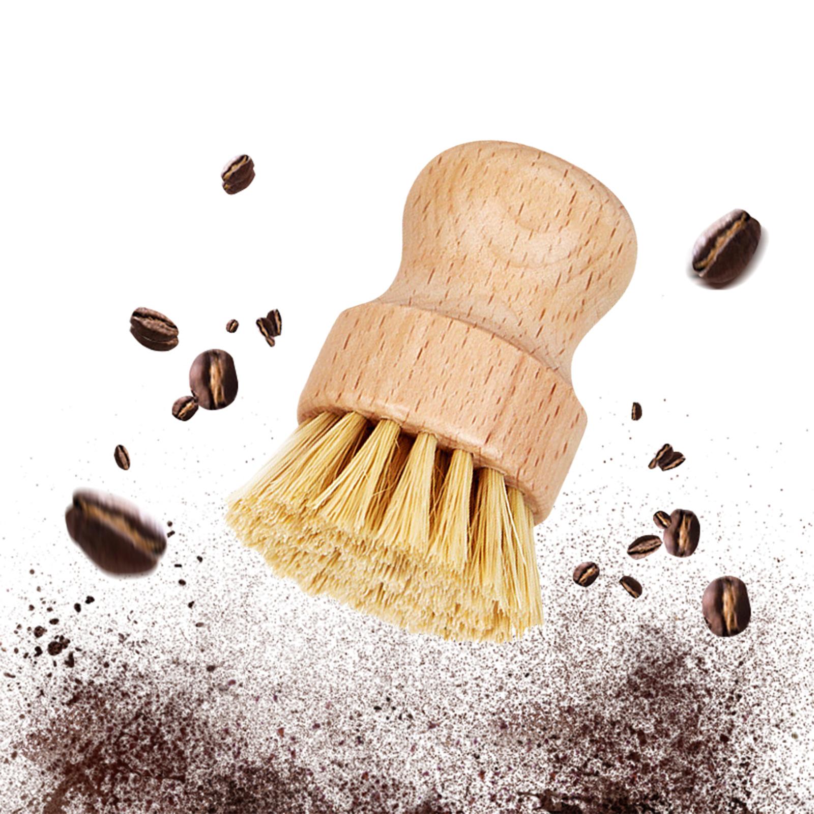 

Cleaning Brush Round Japanese Scrub Brush Palm Brush for Espresso Machine хаки