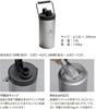 LALPHA Ice Jug Ice Container Jug Insulation Vacuum Insulation Ice ICE Cold Hot Compatible Stainless Steel Camping Outdoor 1.8L Cold/Hot CK-180BK