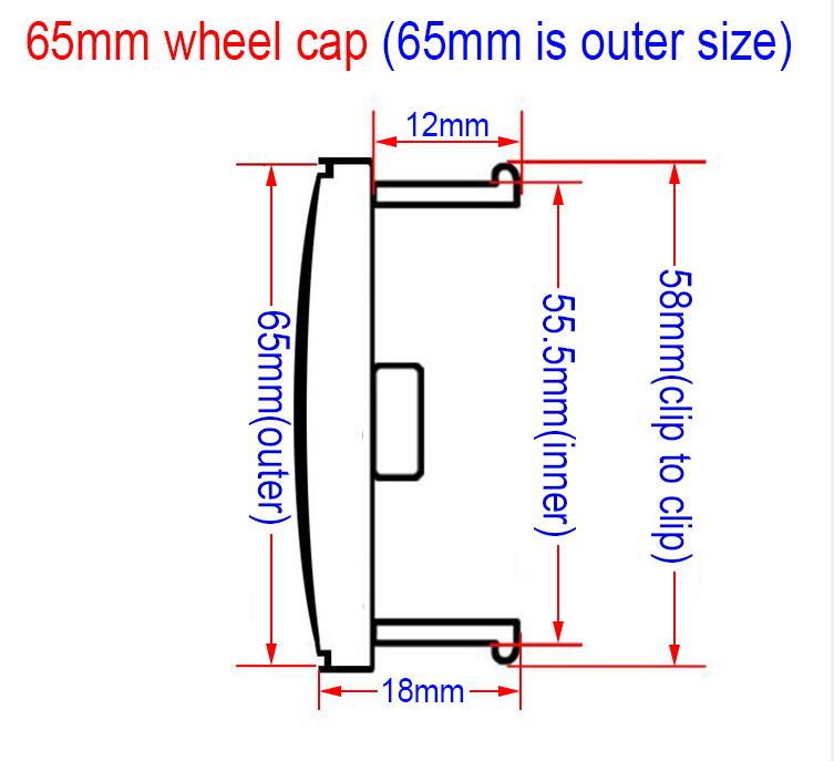 4pcs 65mm 68mm Chevrolet Logo Car Emblem Wheel Center Hub Cap Auto Rim Refit Dust-proof Badge Covers Sticker Styling Accessories