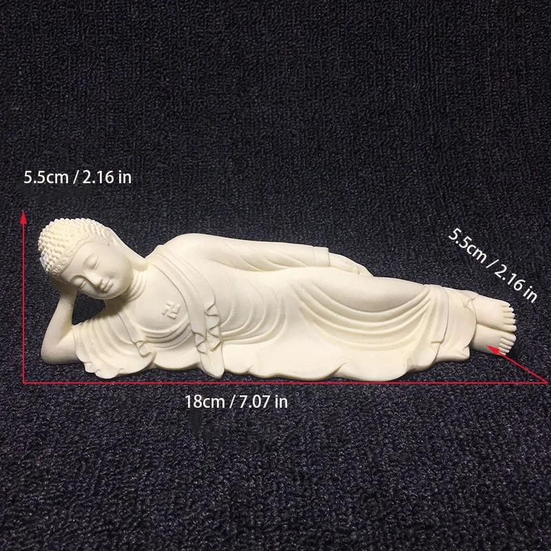 

Статуя Будды Шакьямуни в лежачем положении, для любителей дзен, основатель буддизма, украшение для дома, комнаты, офиса, автомобиля, статуя