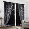 Star-Printed Curtains, Christmas Decorations, Bedroom And Living Room, Home Decoration, Room Decoration