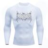 Y2K Compression Shirt Men Fitness Gym Skeleton Sport Running T-Shirt Rashgard Tops Tee Quick Dry Short Sleeve T-Shirt For Men