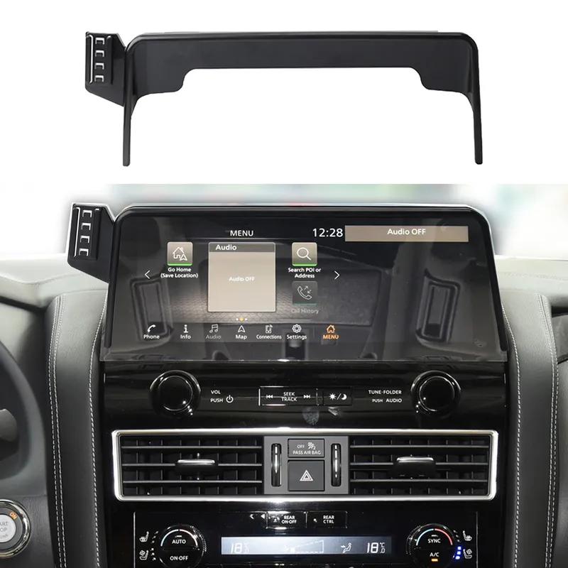 Car Mobile Phone Holder for Nissan Patrol 2023 2024 Charging GPS Bracket Navigation Stand Auto Accessories