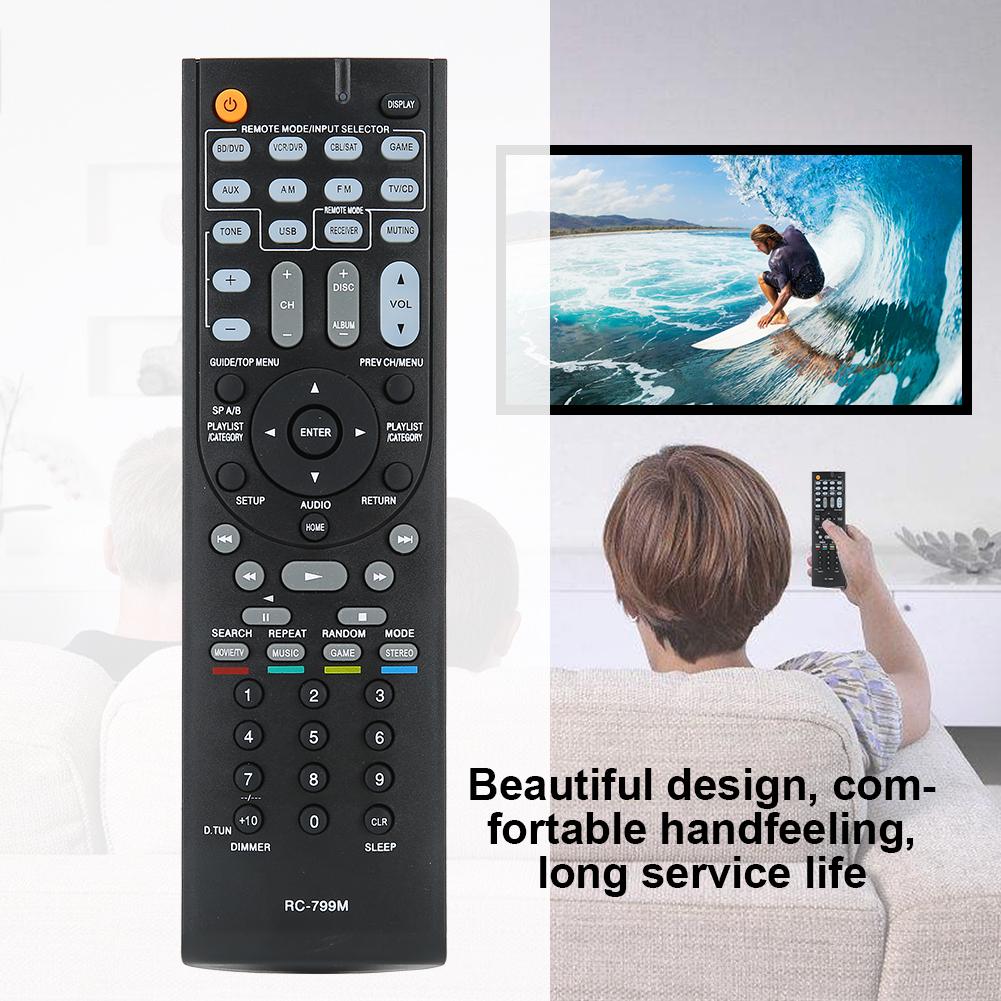 Premium ABS Remote Control Replacement  Part Fit for Onkyo RC799M