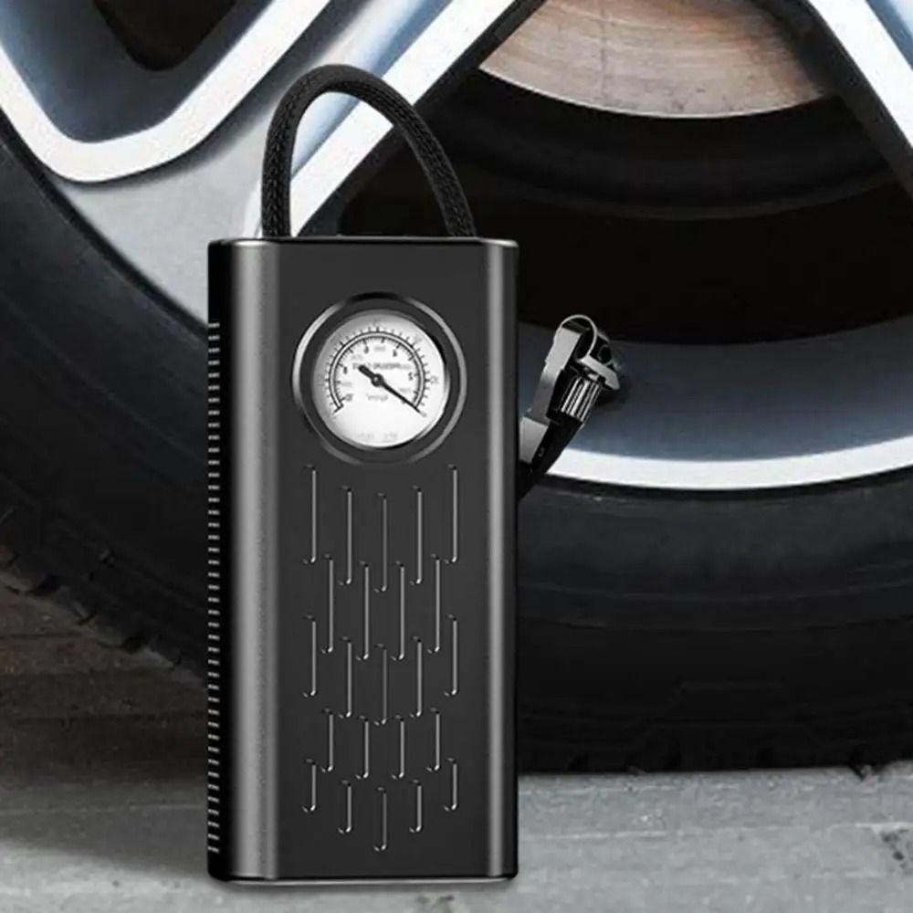 Pointer Pressure Gauge Electric Air Compressor Portable Handheld Air Pump  Balls Inflation