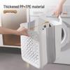 Large Capacity Foldable Wall-Mounted Laundry Basket - Portable for Dorm and Bathroom
