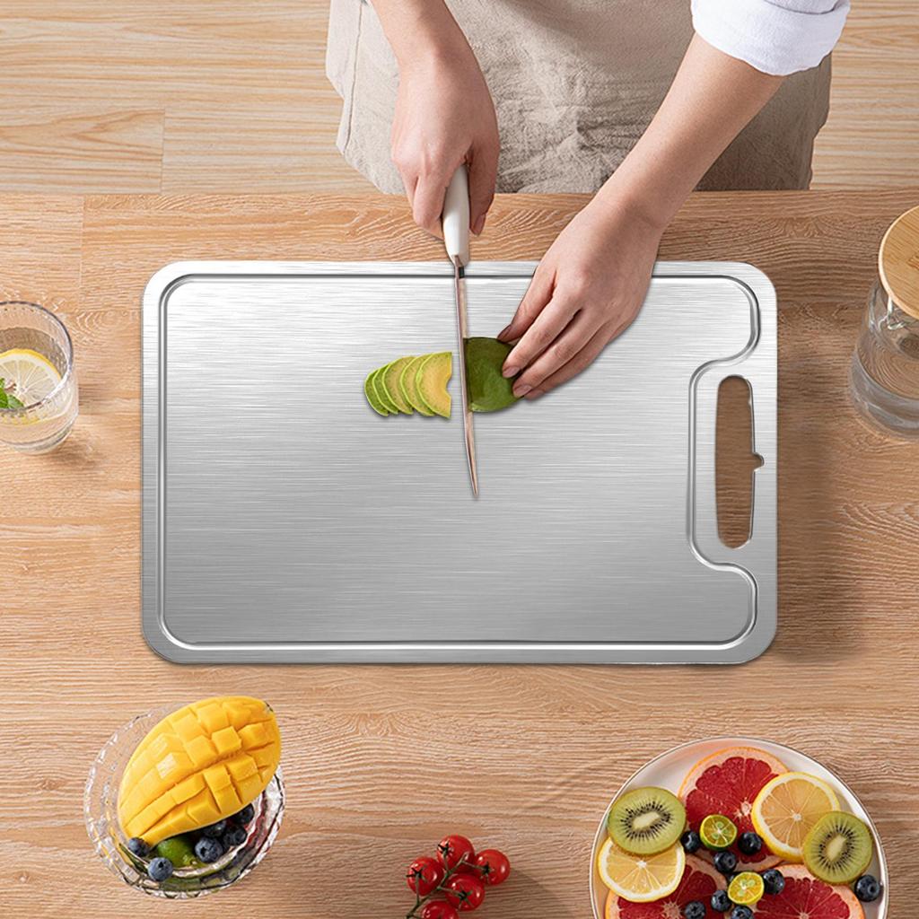 1.5mm Thickened Titanium Cutting Board Large Safe Cutting Boards Non-Slip Double-Sided Kitchen Chopping Board For Meat Fruit