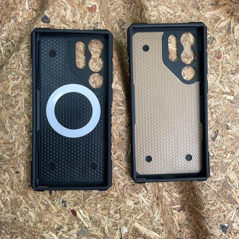 Чехол-бампер для предотвращения падения для Samsung Galaxy S23 Ultra S23 Plus Magsafe с магнитной материей, тонкий прозрачный противоударный чехол для iphone 15 14 13 12 Pro Max