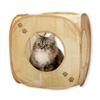 Nekoichi Cat Play Cube (Wood Grain Pattern)