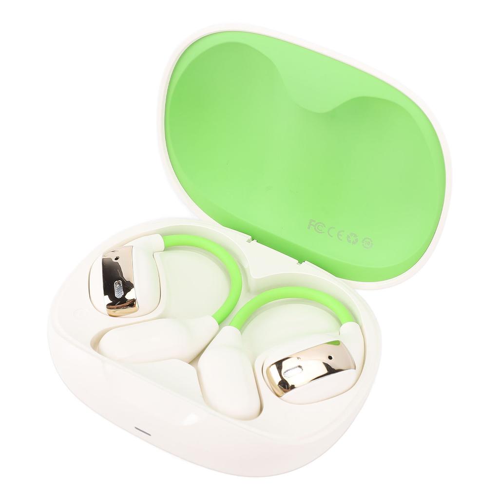 Wireless Earbuds Bluetooth 5.4 Headphone Rain Proof HiFi Noise Reduction Clip On Sport Earphone with